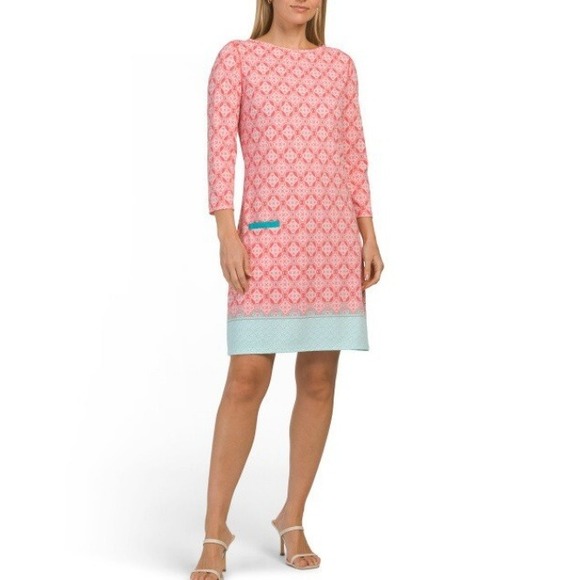 Cabana Life Coral Tides Shift Dress Coastal UPF 50 Swimsuit Coverup Size Large - Picture 16 of 16